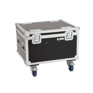 ROADINGER Flightcase 4x LED IP PAR 7x8W QCL/7x9W SCL with wheels