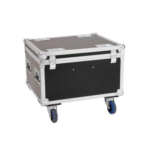 ROADINGER Flightcase 4x LED IP PAR 7x8W QCL/7x9W SCL with wheels