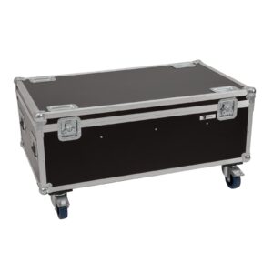 ROADINGER Flightcase 8x LED IP PAR 7x8W QCL/7x9W SCL with wheels