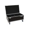 ROADINGER Flightcase 8x LED IP PAR 7x8W QCL/7x9W SCL with wheels