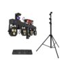 EUROLITE Set LED KLS Scan Next FX Compact Light Set + Foot switch + Steel stand