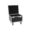 ROADINGER Flightcase 4x LED IP PAR 7x8W QCL/7x9W SCL with wheels