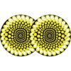 2x Zomo Slipmats Balls - yellow