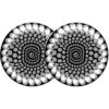 2x Zomo Slipmats - Balls - white