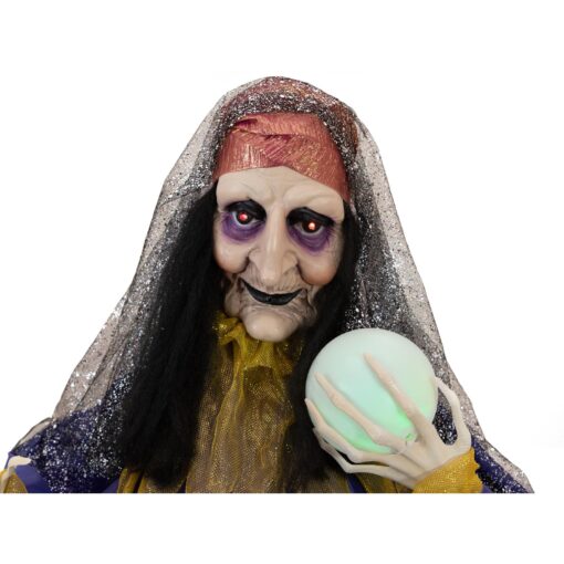 EUROPALMS Halloween Figure Fortune Teller, animated 50cm