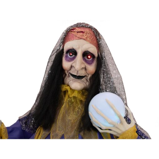 EUROPALMS Halloween Figure Fortune Teller, animated 50cm