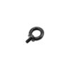 SAFETEX Eyebolt M12/20mm, black galvanized drop forged