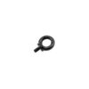 SAFETEX Eyebolt M10/17mm, black galvanized drop forged