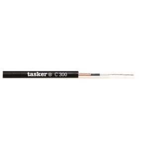 TASKER C300 Cavo Chitarra 1x0,22 Nero 100 mt