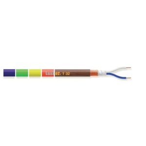 TASKER T32/BL Cavo MicrofonicoPremium 2x0,22 Fluo Blu100 mt