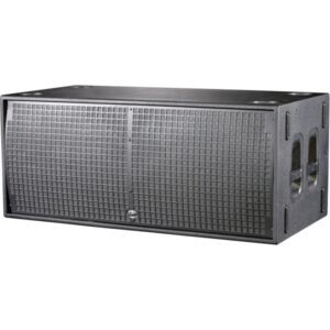 DAS LX-218C 2000 W, 2X18"  SUBWOOFER BASS-REFLEXIMPILABILE, NERO