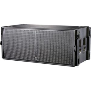 DAS LX-218CA-R AUTO-AMPLIFICATO, 2400 W, 2X18" SUBWOOFER BASS-REFLEX, APPENDERE, NERO