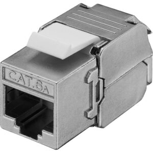 MONACOR CAT-6FM CONNETTORE DI RETE VOLANTE CAT6 FEMMINAIN METALLO