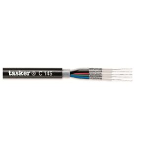 TASKER C145 Cavo Video Multicoassiale 5x0,08 (75) Nero 100mt