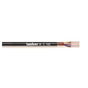 TASKER C182 Cavo Schermato Multipolare 7x0,25 Nero 100mt