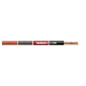 TASKER C235/RO Cavo Audio Unipolare Extra Flessibile 1x6,00 Rosso 100 mt