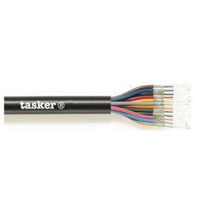 TASKER C274 Cavo Multicoppia 4x2x0,08 Nero 100 mt