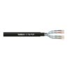 TASKER C728PUR S-FTP Cat 6a 4x2x0,22 Nero 100 mt