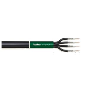 TASKER T42PUR/VE Extra Flex Cavo Video Coassiale-PUR 1x0,88 (75) Verde 100 mt