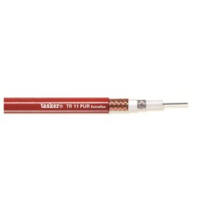 TASKER TR11PUR Cavo Triassiale EXTRA FLEX  1x1,50 (75)Rosso 100 mt