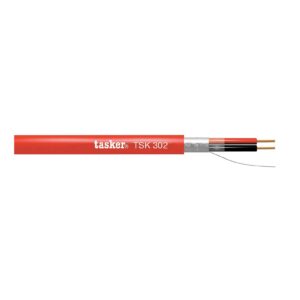 TASKER TSK302CPR Cavi Evacuazione Vocale - certificati CPR classe C 2x1,50 Rosso 100mt