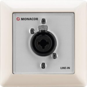 MONACOR MDF-INS-XLR MONDEF MODULO XLR/JACK A PARETE COMPATIBILE CON AS500