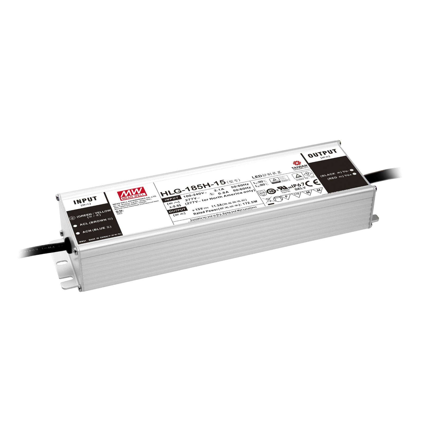 MEANWELL LED Power Supply 187W / 24V IP67