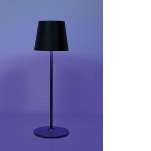 EventLITE Table-RGBW Lampade LED a batteria RGBW IP54 con dimmer touch - colore nero