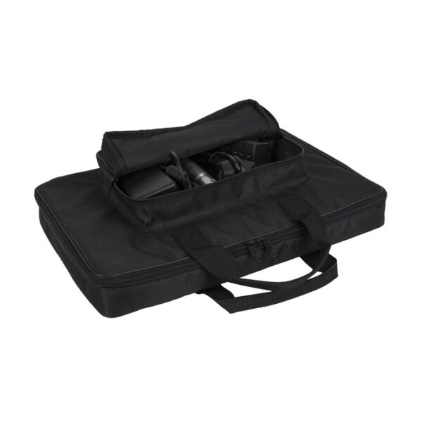 Transport Bag for Media Panel 100 Borsa leggera nera con tasca per accessori