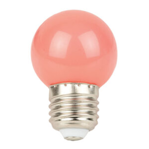 G45 LED Bulb E27 1 W - rosa - non dimmerabile