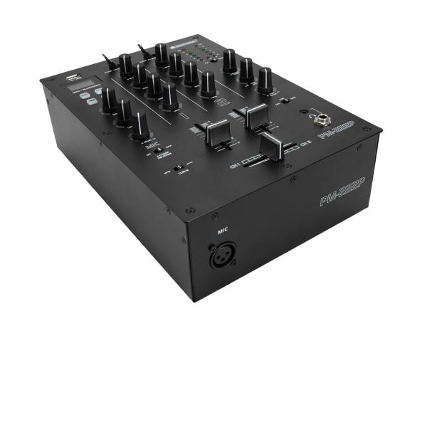 OMNITRONIC PM-222P 2-Channel DJ Mixer with Player