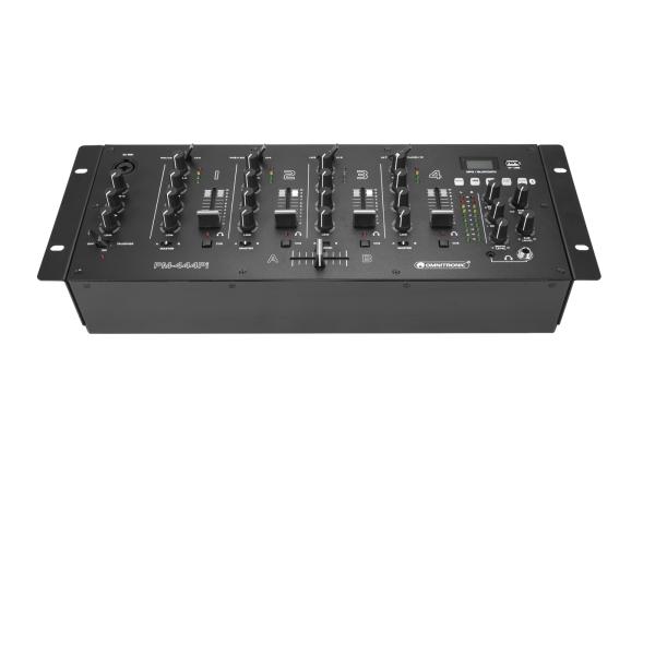 OMNITRONIC PM-444Pi 4-Channel DJ Mixer with Player & USB Interface