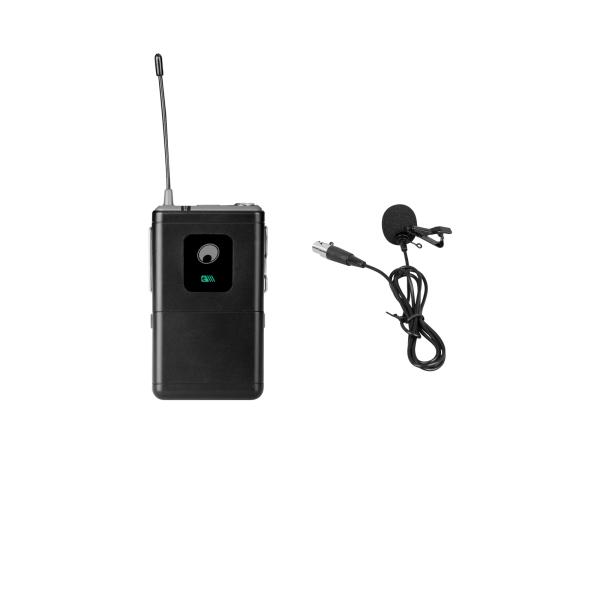 OMNITRONIC UHF-E Series Bodypack 520.9MHz + Lavalier Microphone