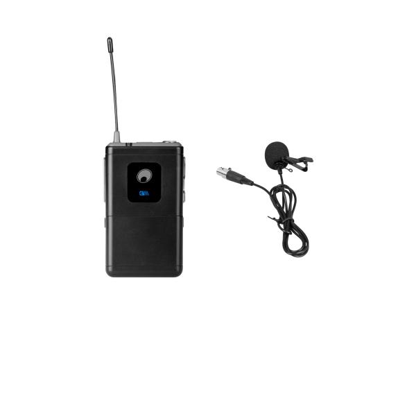 OMNITRONIC UHF-E Series Bodypack 527.5MHz + Lavalier Microphone