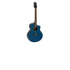 DIMAVERY STW-50 Western Guitar,blau