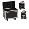 EUROLITE Set 2x LED TMH-H90 + Case with wheels