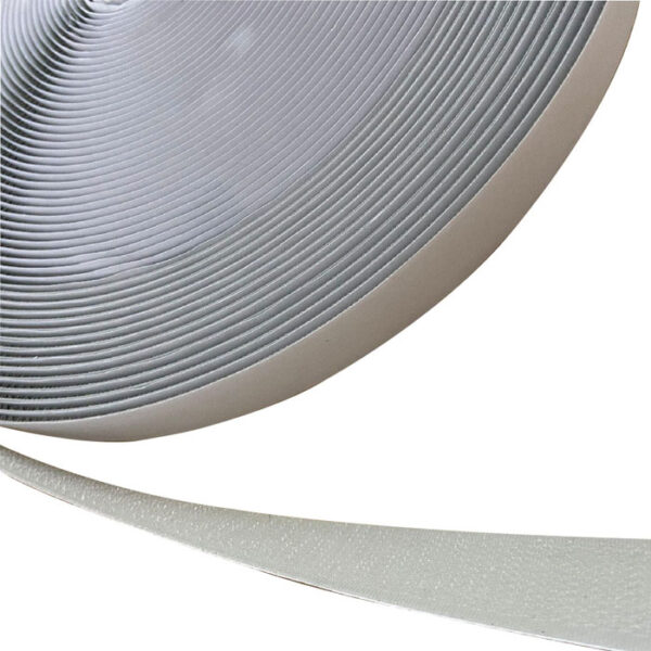 Hook and Loop Tape - Hook Side Grigio - 20 mm x 25 m - autoadesivo