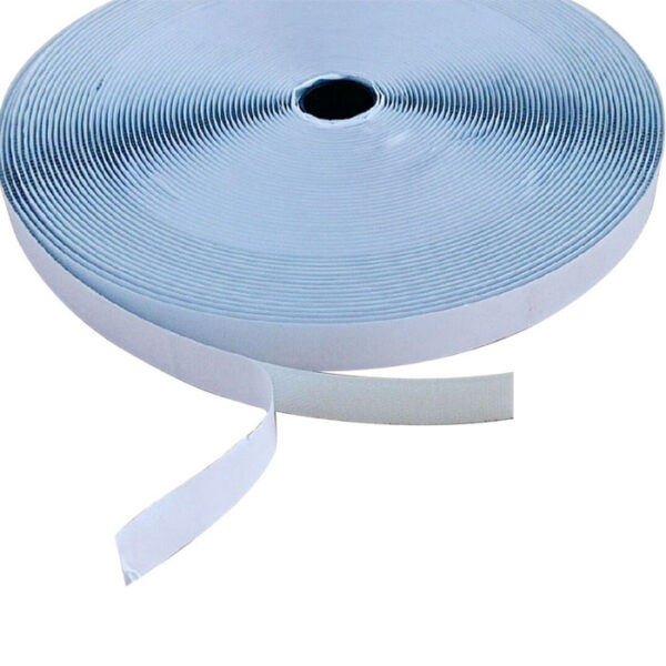 Hook and Loop Tape - Hook Side Grigio - 20 mm x 25 m - autoadesivo