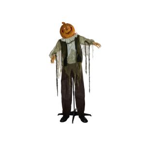 EUROPALMS Halloween Figure Pumpkin Man, animated, 170cm