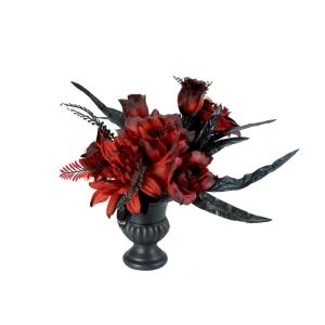 EUROPALMS Halloween Table Deco, Roses, 28cm