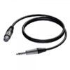 Cavo speaker JACK maschio - XLR femmina - 2x1.5mm² - BASIC