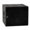 Diffusore sub woofer 1x18, 47Hz – 150Hz ±3dB, -10dB @ 41Hz. 138dB peak.