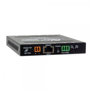 Ricevitore HDBaseT (CAT6). ICT 18Gbps, 70 metri 4K (100 metri HD) Slim Extender con I-Pass