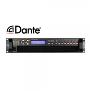 Amplificatore 8 canali 1250w/2 ohm, 1250w/4 ohm, 1250w/8 ohm, DSP integrata, ingressi AES3 e DANTE