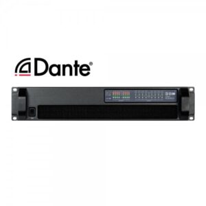 Amplificatore 8 canali 400w/2 ohm, 400w/4 ohm, 400w/8 ohm, DSP integrata, ingressi AES3, DANTE, Euro