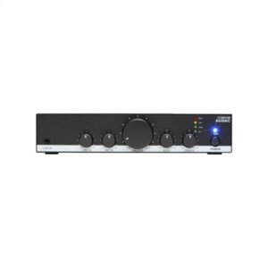 Amplificatore public address 80 watt - 70/100 volt e 4 ohm. 1 ingresso line + 1 ingresso mic/line