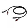 Cavo segnale 2 x RCA femmina - 2 x RCA maschio - BASIC