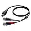 Cavo segnale XLR femmina - 2 x XLR maschio - CLASSIC