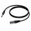 Cavo segnale XLR maschio - JACK maschio stereo - BASIC