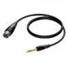 Cavo segnale XLR maschio - JACK maschio stereo - CLASSIC